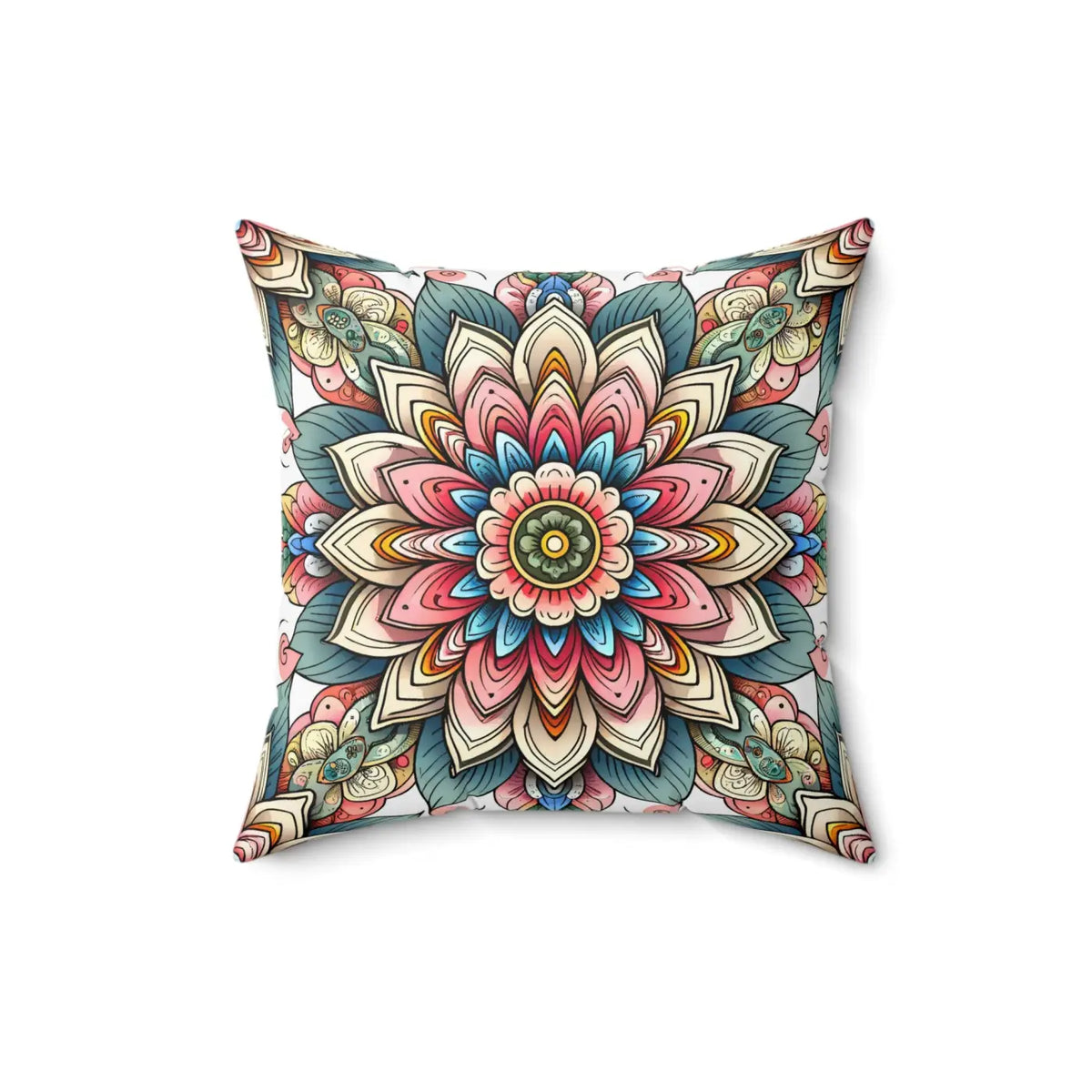 DipaliZ Day Spa Retreat Indoor Throw Pillow Polyester AOP