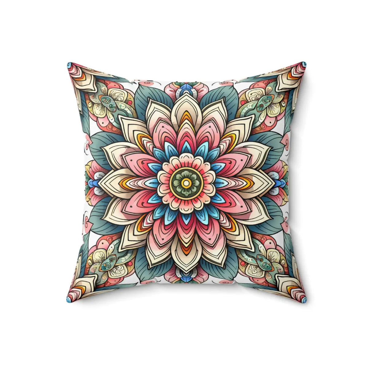 DipaliZ Day Spa Retreat Indoor Throw Pillow Polyester AOP