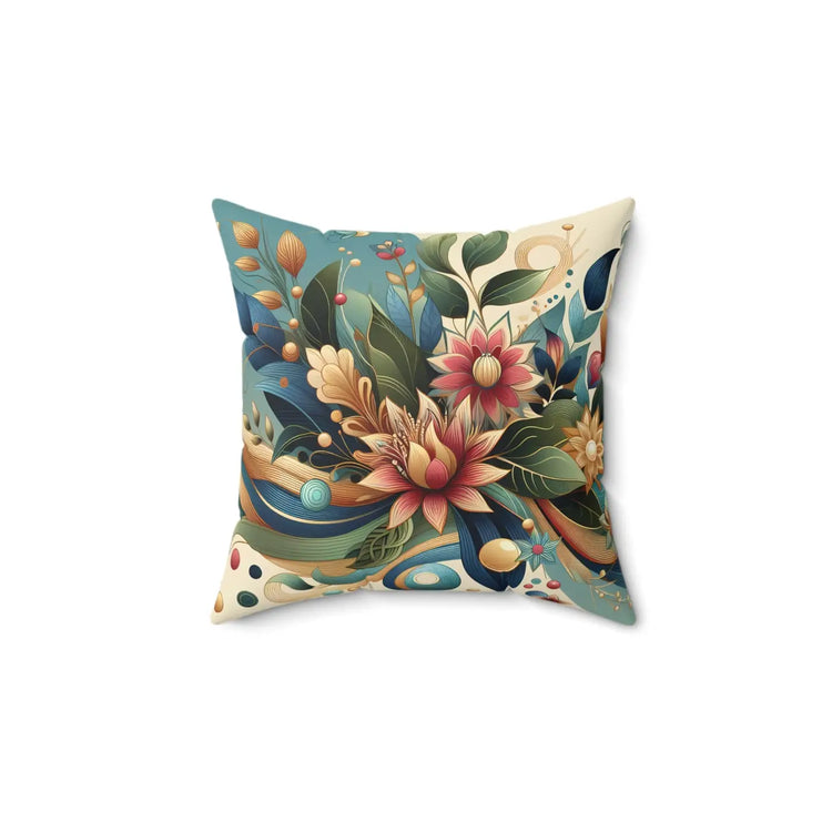 DipaliZ Leaves Pattern Polyester Square Pillows 18x18