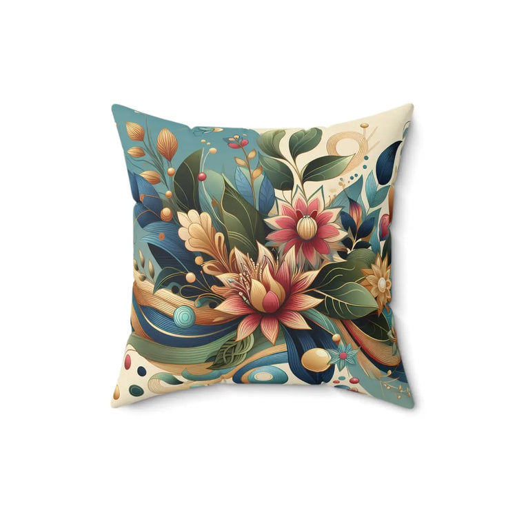 DipaliZ Leaves Pattern Polyester Square Pillows 18x18