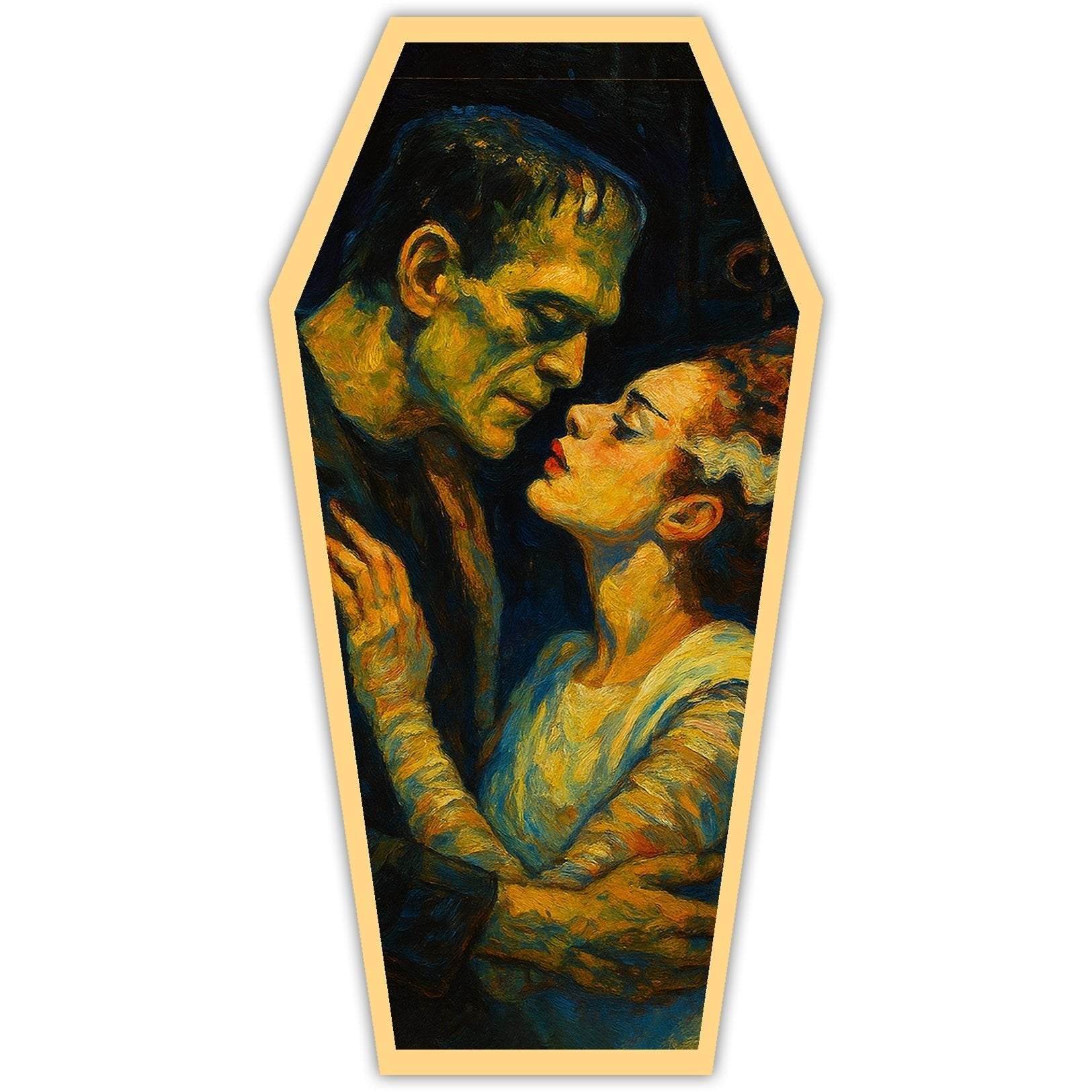 Frankenstein and His Bride Flexible Magnet