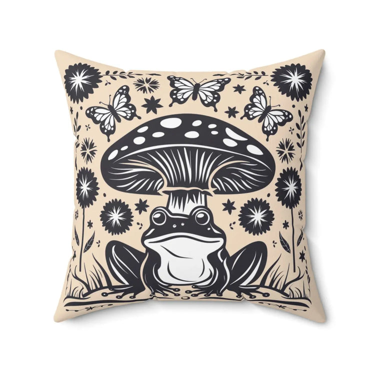 DipaliZ Frog Mushroom Pillows Stylish Frog Mushroom 18x18