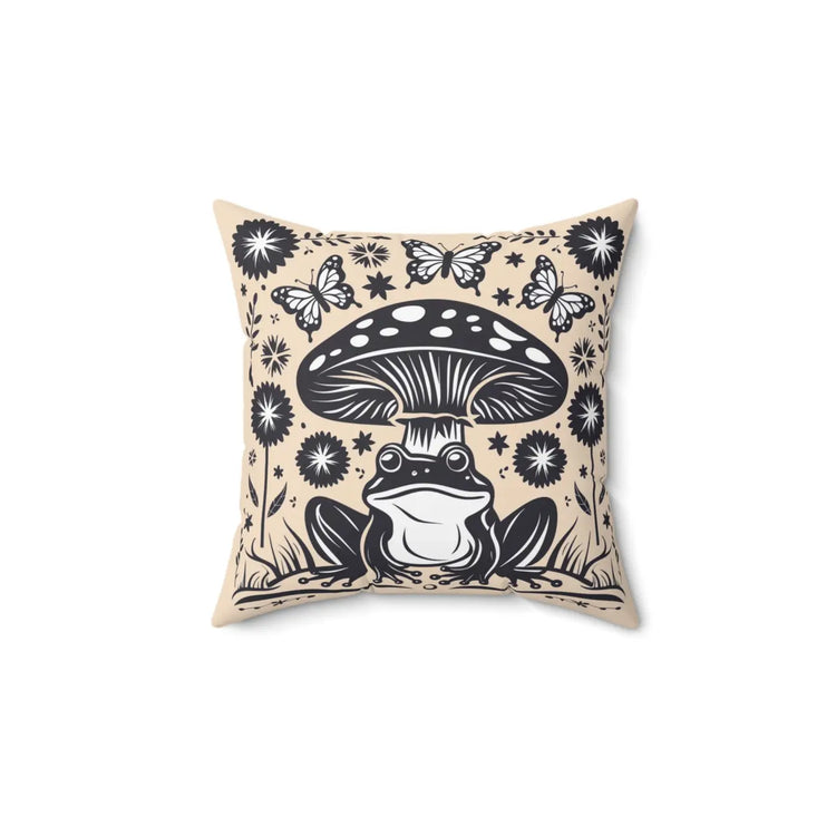 DipaliZ Frog Mushroom Pillows Stylish Frog Mushroom 18x18