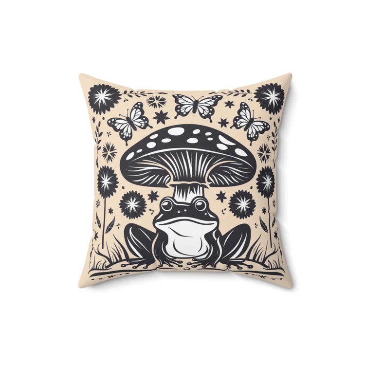 DipaliZ Frog Mushroom Pillows Stylish Frog Mushroom 18x18