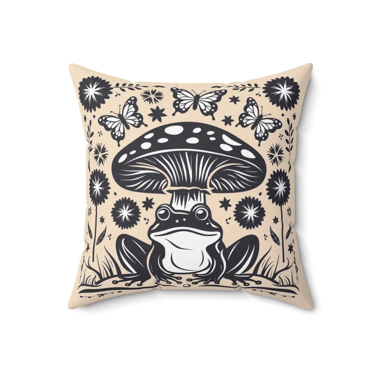 DipaliZ Frog Mushroom Pillows Stylish Frog Mushroom 18x18
