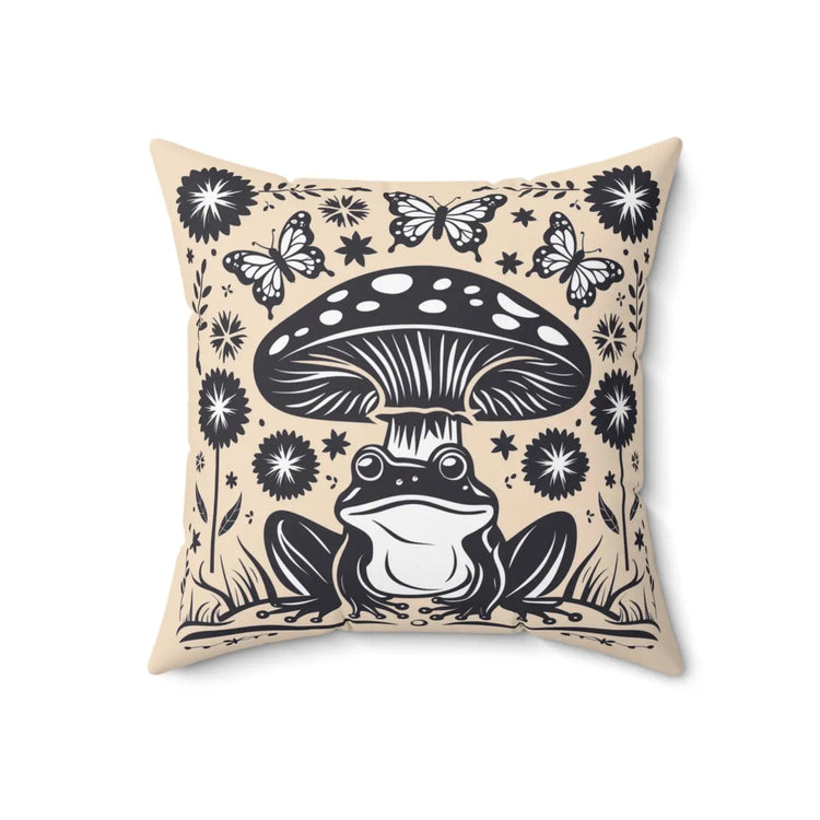 DipaliZ Frog Mushroom Pillows Stylish Frog Mushroom 18x18