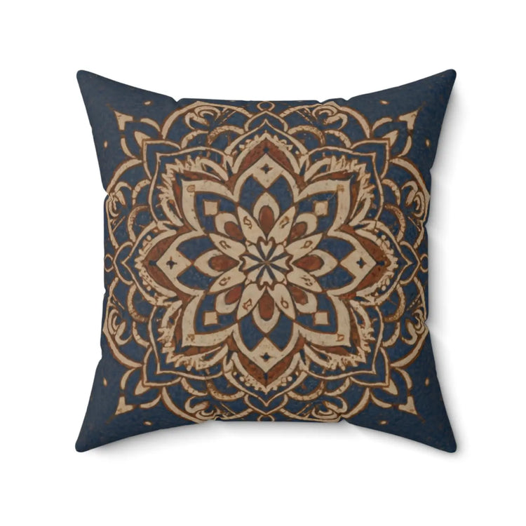 DipaliZ Geometrical Mandal Throw Pillow Spun Polyester