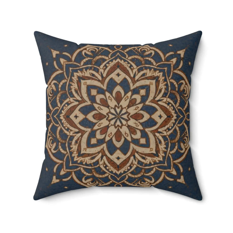 DipaliZ Geometrical Mandal Throw Pillow Spun Polyester