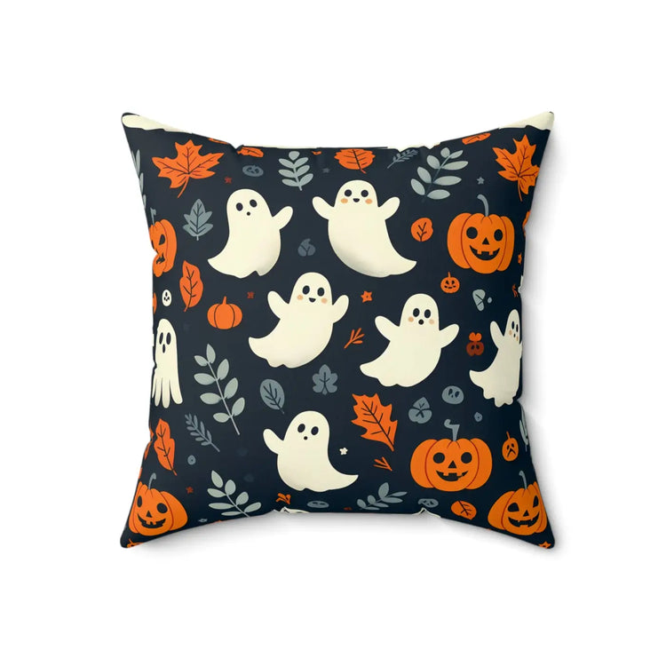DipaliZ Jack O Lantern Halloween Square Pillow Polyester