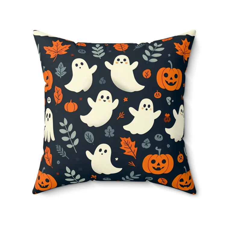 DipaliZ Jack O Lantern Halloween Square Pillow Polyester