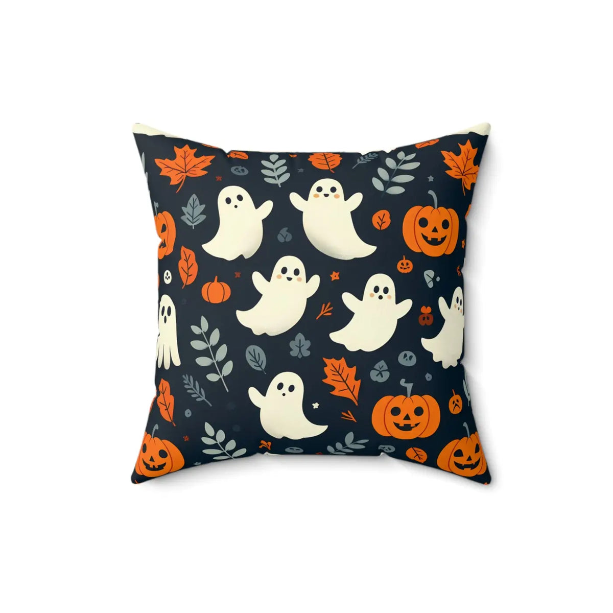 DipaliZ Jack O Lantern Halloween Square Pillow Polyester