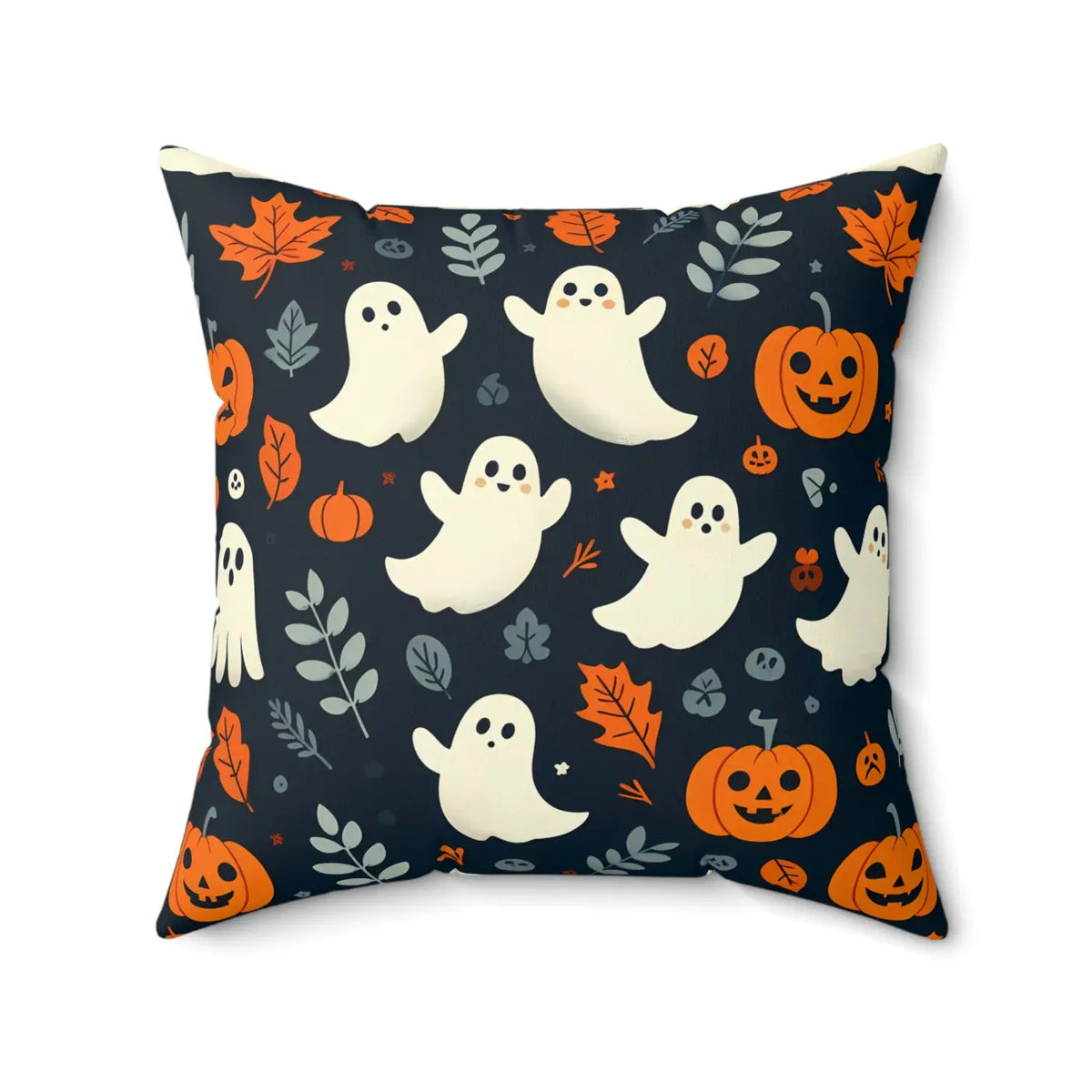 DipaliZ Jack O Lantern Halloween Square Pillow Polyester