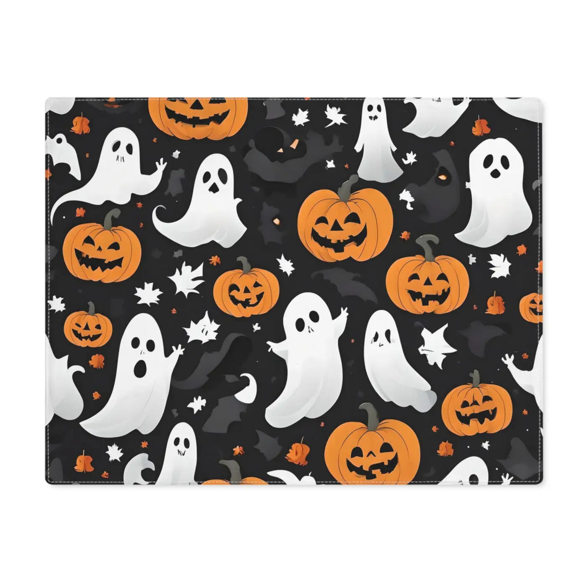 DipaliZ Jack o Lanterns Placemat Cotton Halloween 18x14