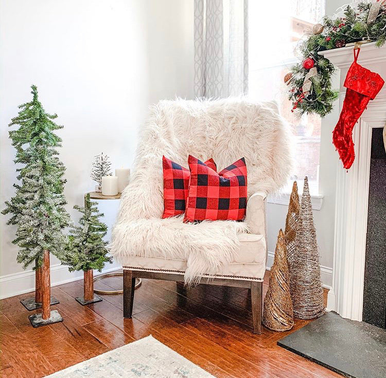 Red Buffalo Plaid Pillow Cover
