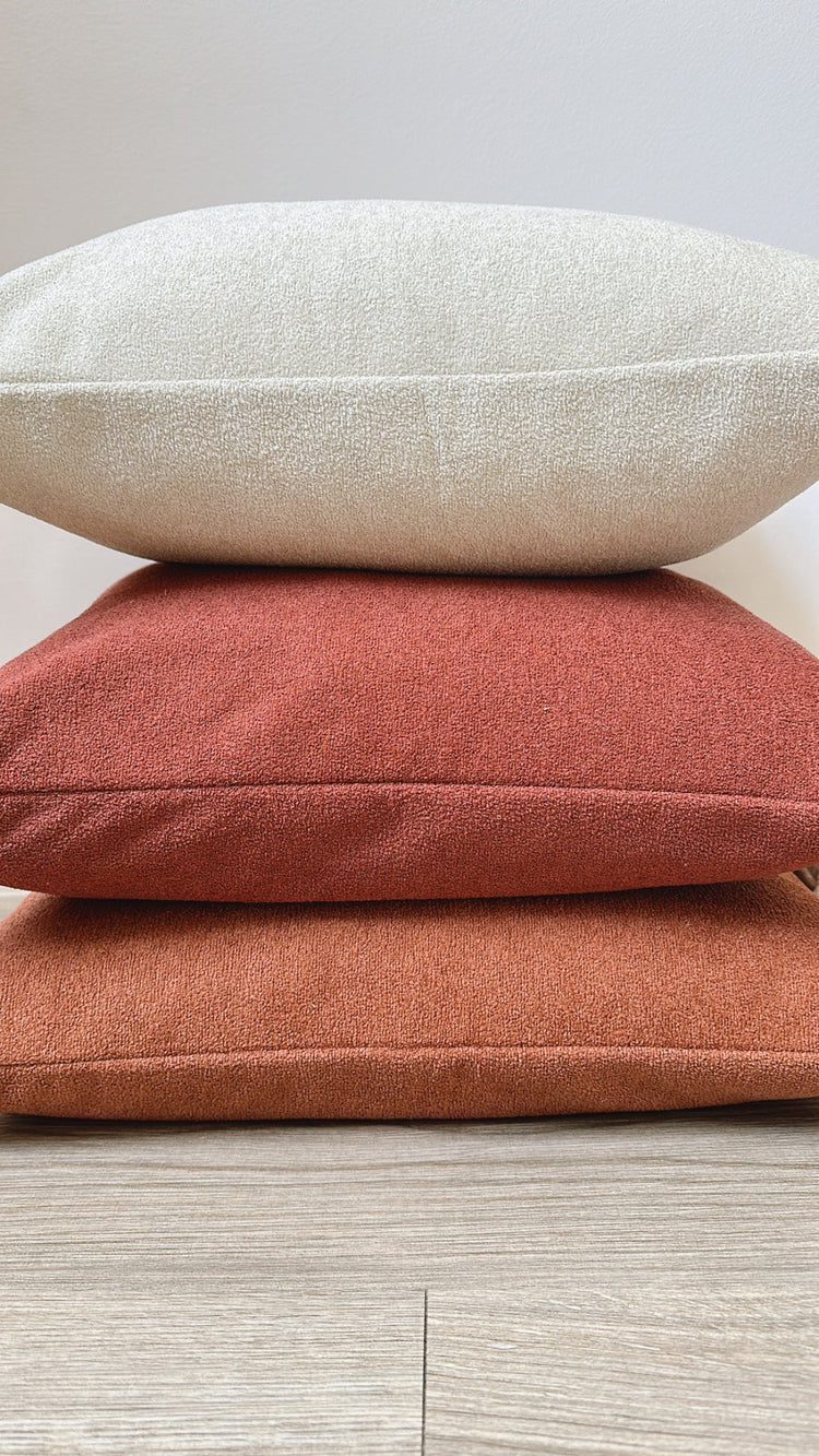 Berry Sherpa Pillow Cover