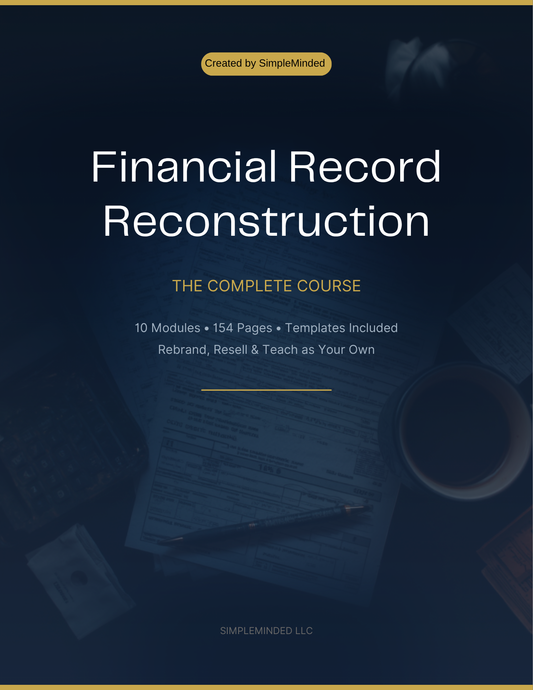 Financial Record Reconstruction