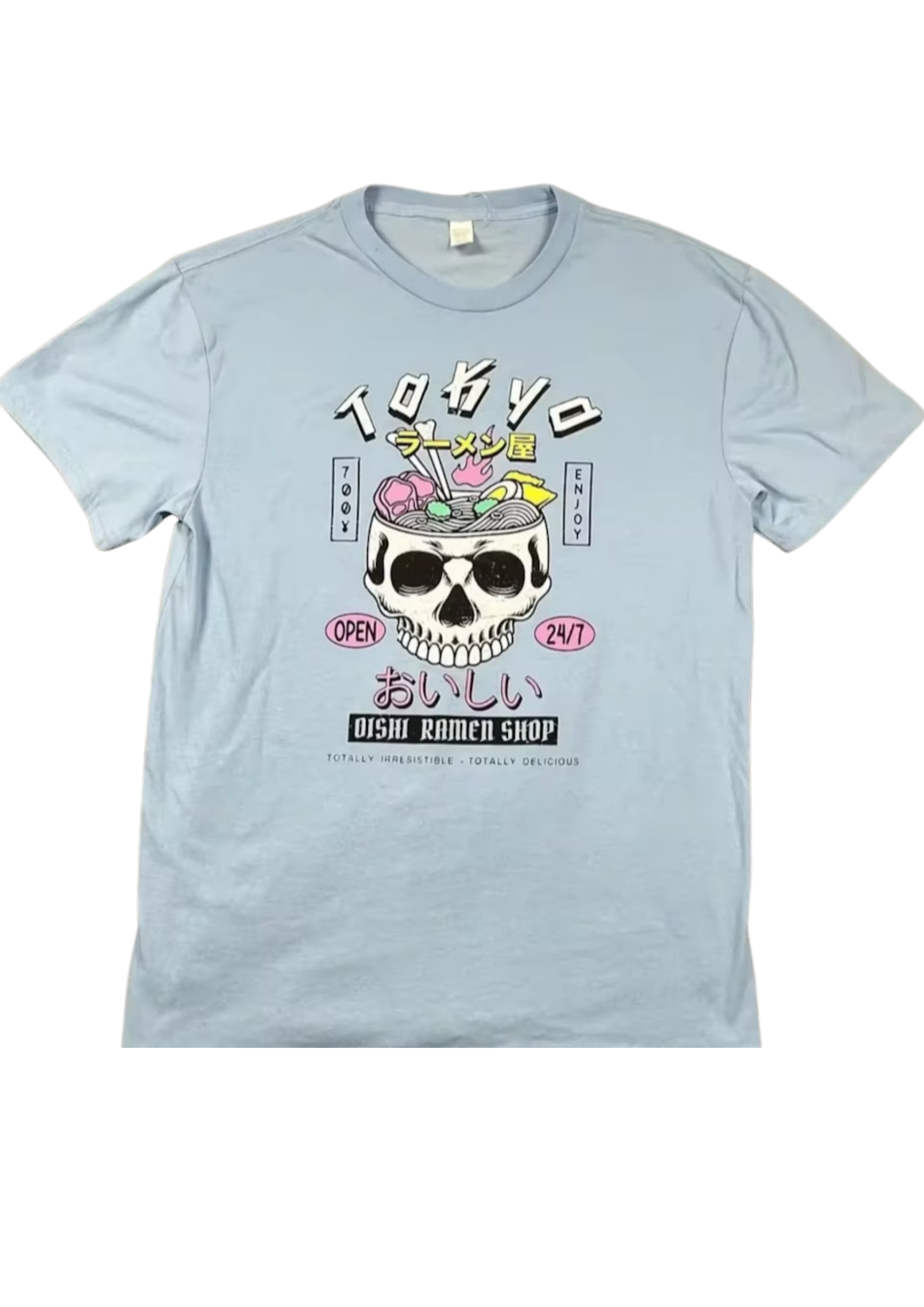 Tokyo Ramen Skull Tee – Pre‑Loved Streetwear