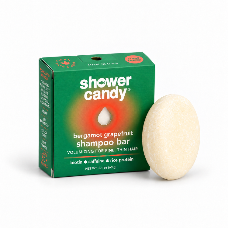 Bergamot Grapefruit Volumizing Shampoo Bar for Fine and Thin Hair