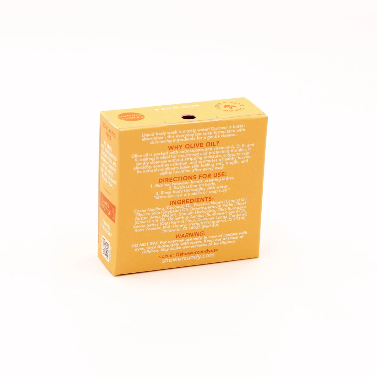 Turmeric Orange Olive Oil Bar Soap